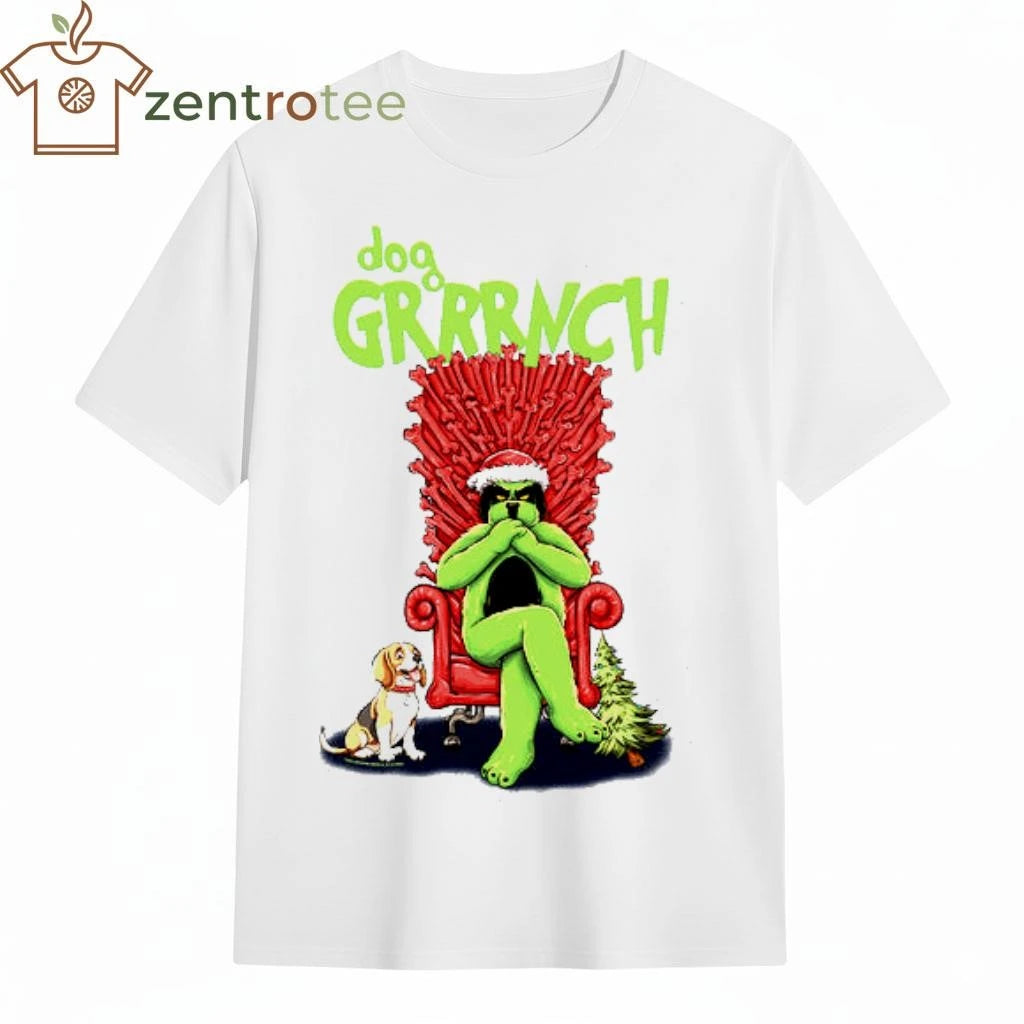 DOG GRINCH Iron Throne tee