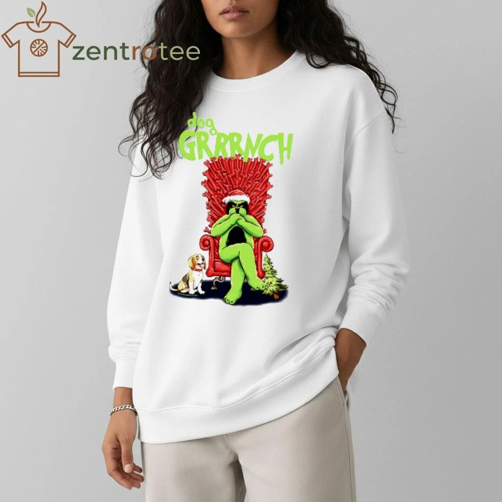 DOG GRINCH Iron Throne tee