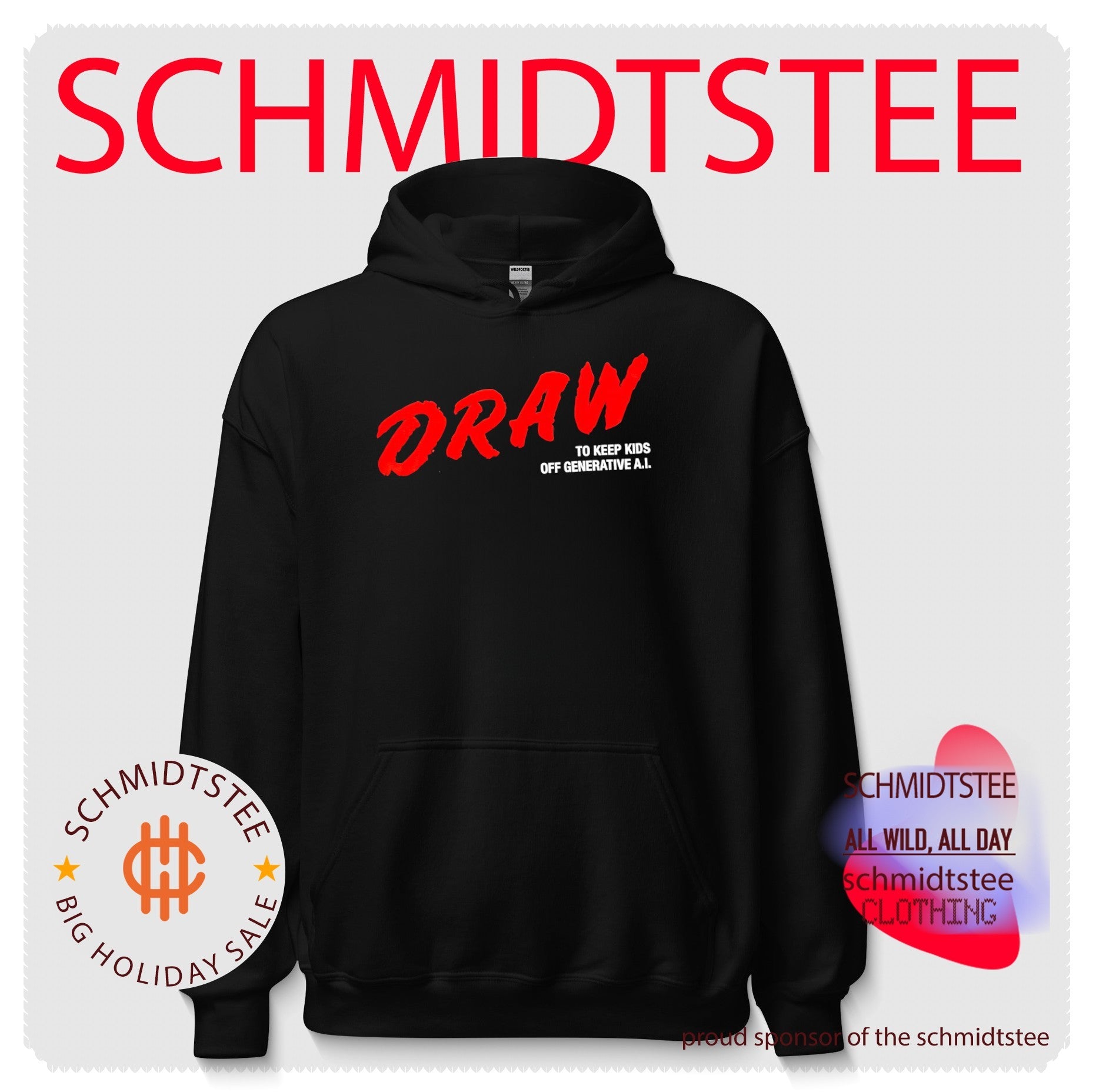 DRAW to keep kids off generative AI shirt