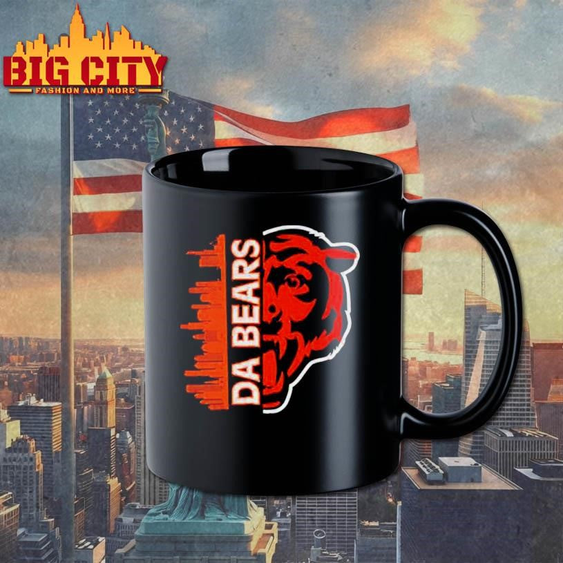 Da Bears Graphic Chicago Football city skyline shirt