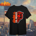Da Bears Graphic Chicago Football city skyline shirt