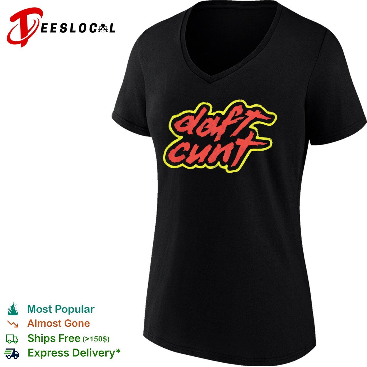 Daft Cunt Parody Music Electronic Band Logo shirt