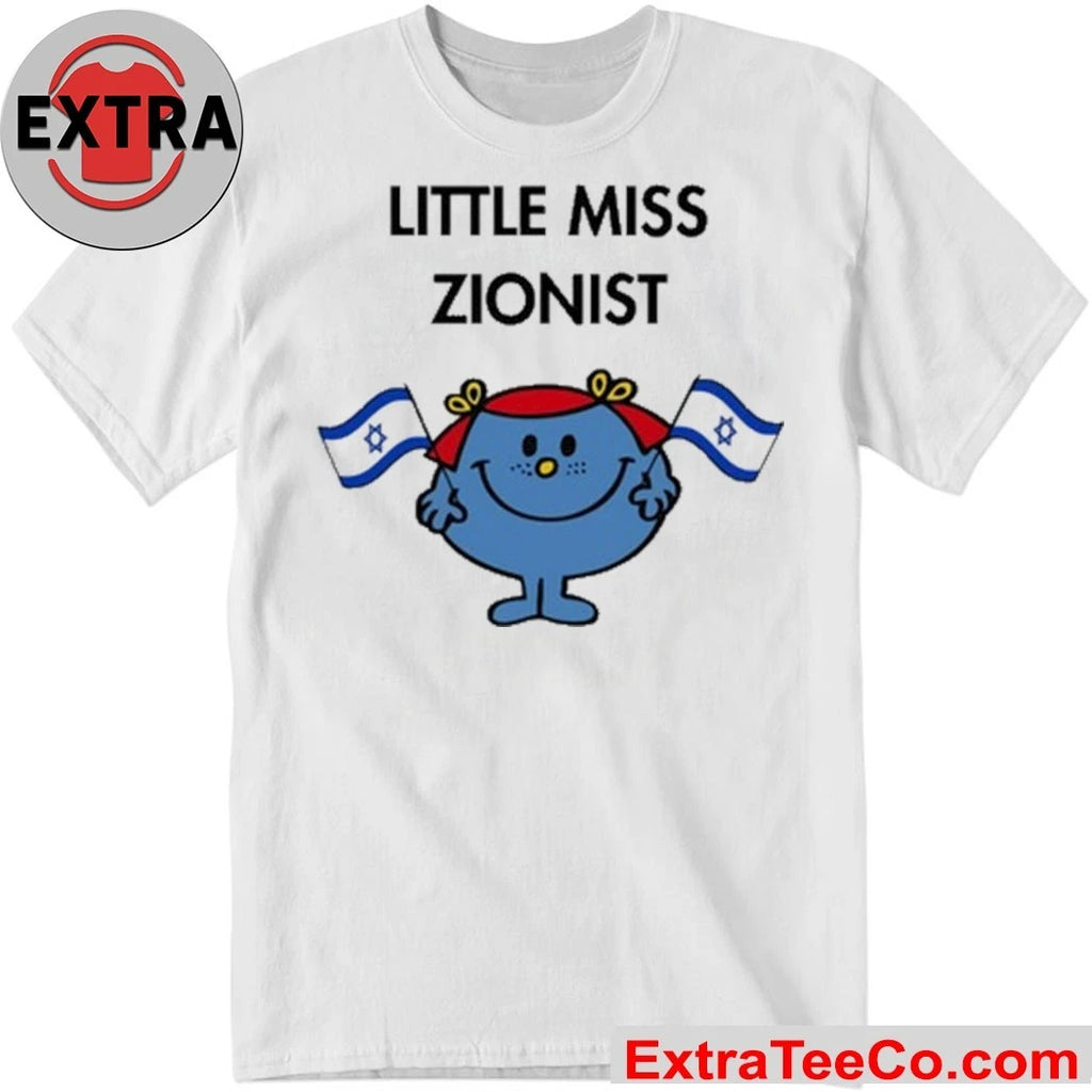 Dahlia Kurtz Little Miss Zionist Holding the Israeli flag T-Shirt