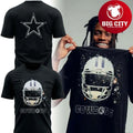 Dallas Cowboys Helmet Stars Two Sided Shirt