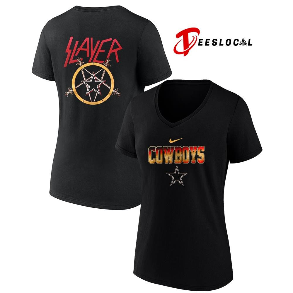 Dallas Cowboys x Slayer logo shirt