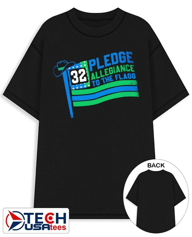 Dallas Pledge Allegiance to the flagg shirt