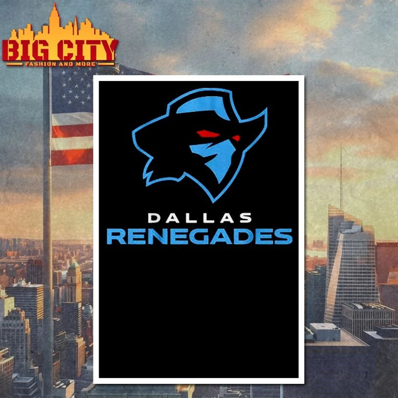 Dallas Renegades Lockup Logo Shirt