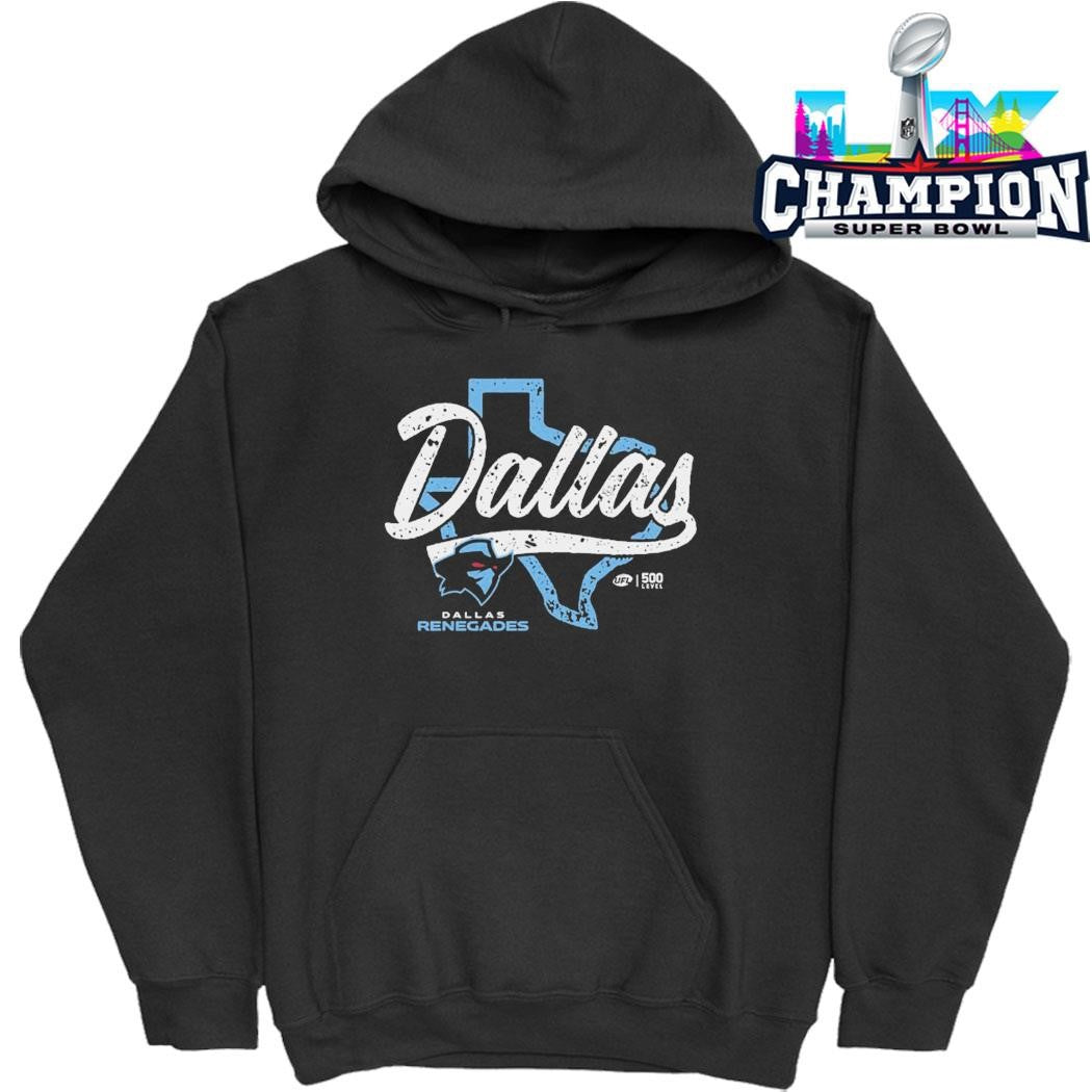 Dallas Renegades State Map Shirt