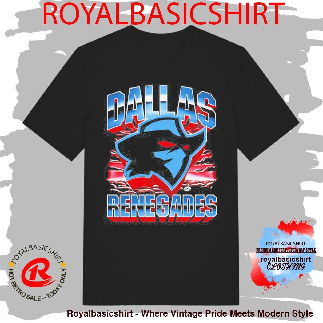 Dallas Renegades UFL vintage logo T-Shirt