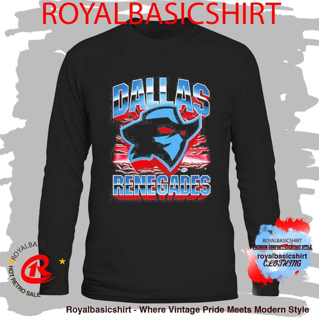 Dallas Renegades UFL vintage logo T-Shirt