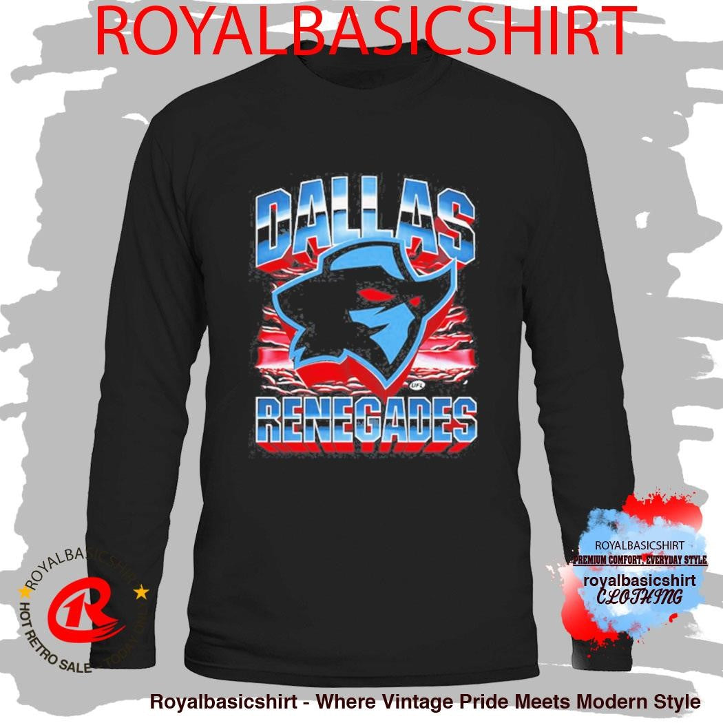 Dallas Renegades UFL vintage logo T-Shirt