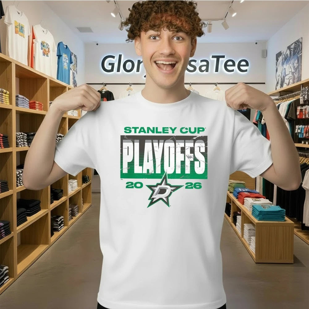Dallas Stars Fanatics 2026 Stanley Cup Playoffs Tri-Blend T-Shirt