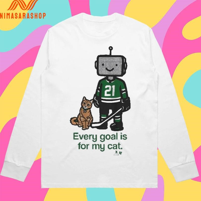 Dallas Stars Jason Robertson Every Goal Is For My Cat Shirts