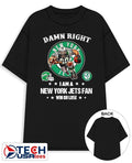 Damn right I am a New York Jets fan win or lose mascot shirt