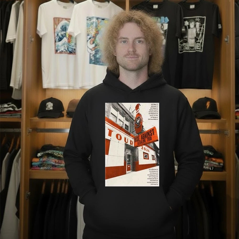 Dan Andriano And Rise Against Tour 2026 Poster Shirt