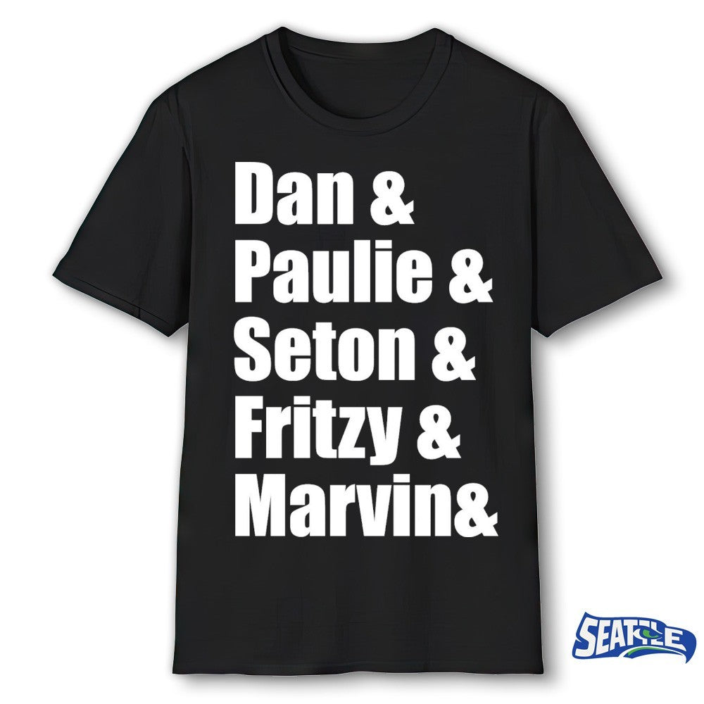 Dan Paulie Seton Fritzy Marvin 2026 shirt