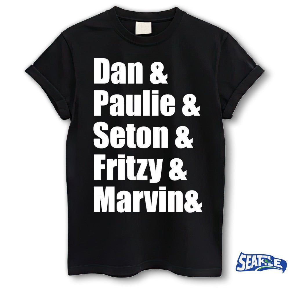 Dan Paulie Seton Fritzy Marvin 2026 shirt