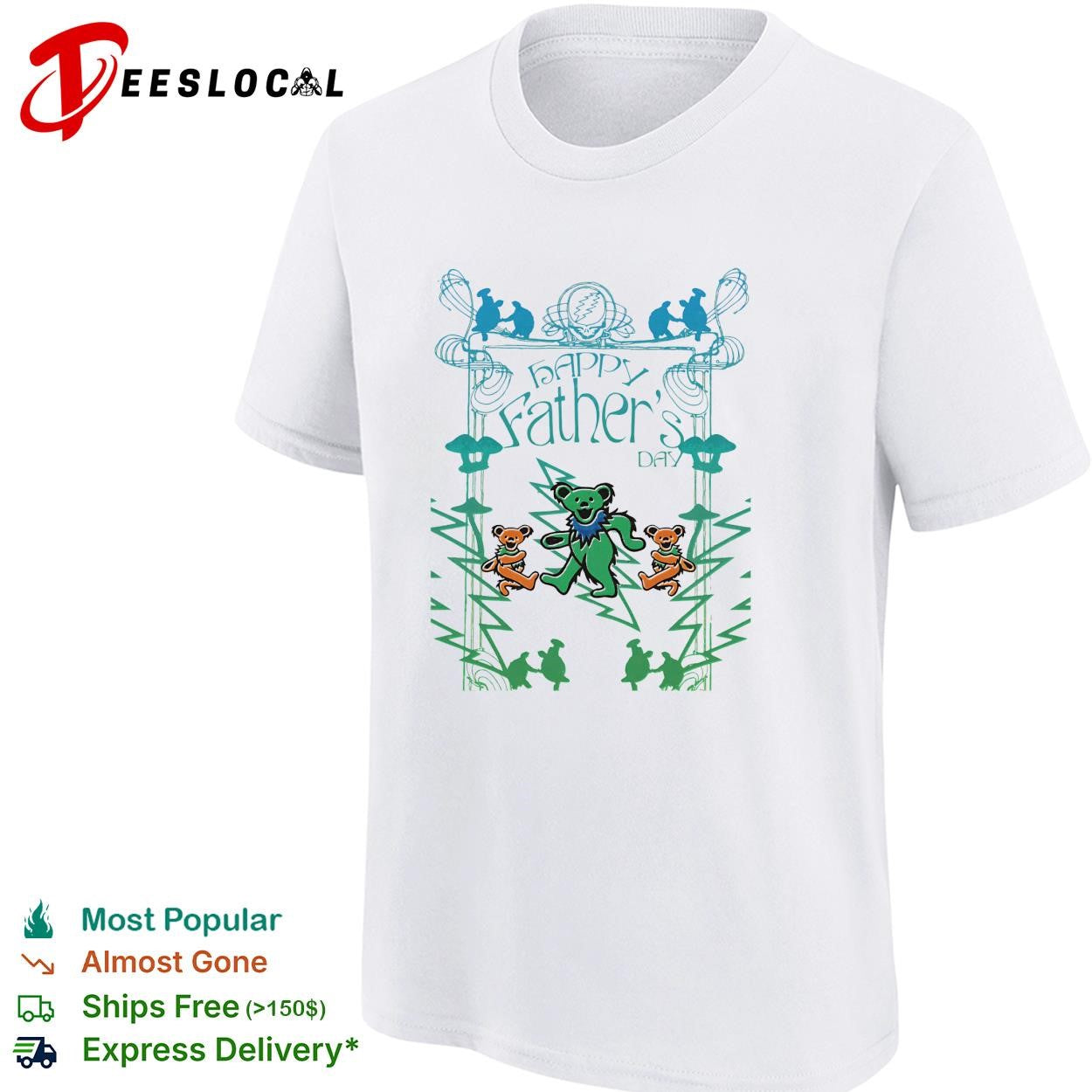 Dancing bears happy father’s day shirt