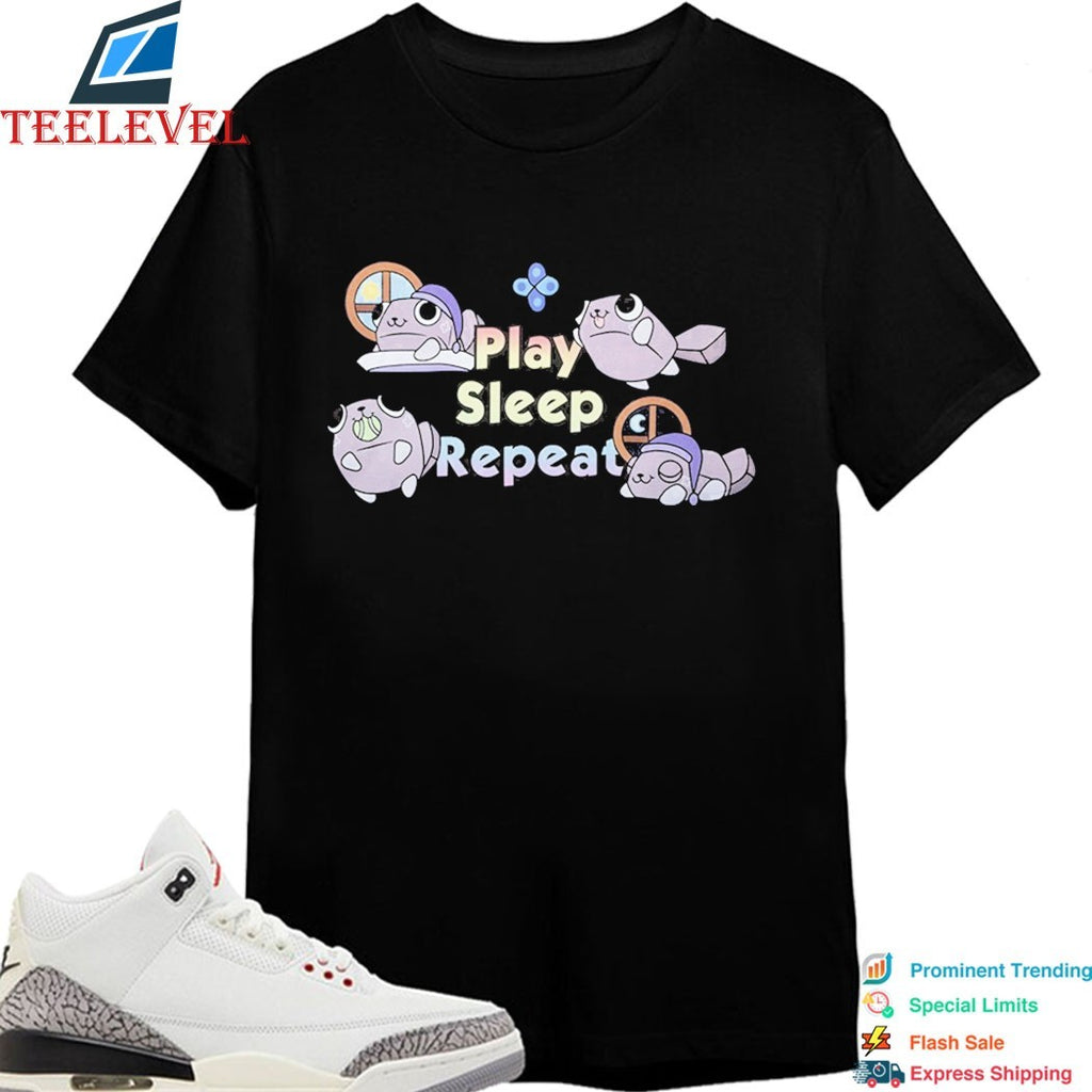 Dandy’s World Pebble Play Sleep Repeat T-shirts