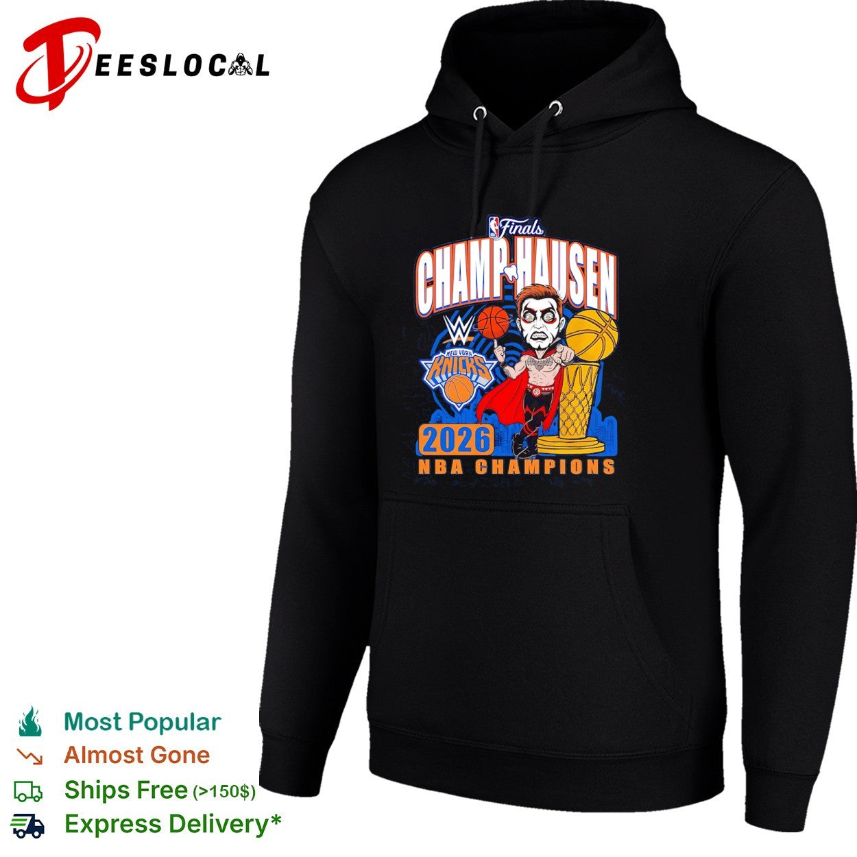 Danhausen x New York Knicks NBA Champ Hausen 2026 NBA Champions Wrestling shirt