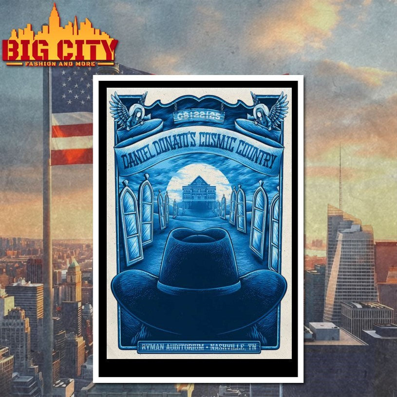 Daniel Donato’s Cosmic Country In Nashville TN On Aug 22 2025 Poster Shirt