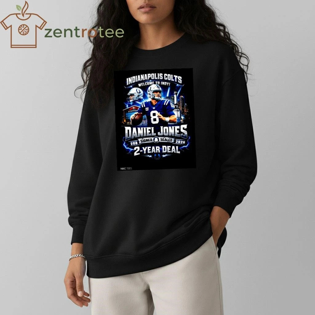 Daniel Jones Indianapolis Colts 2-Year Deal 2026 Graphic T-Shirt