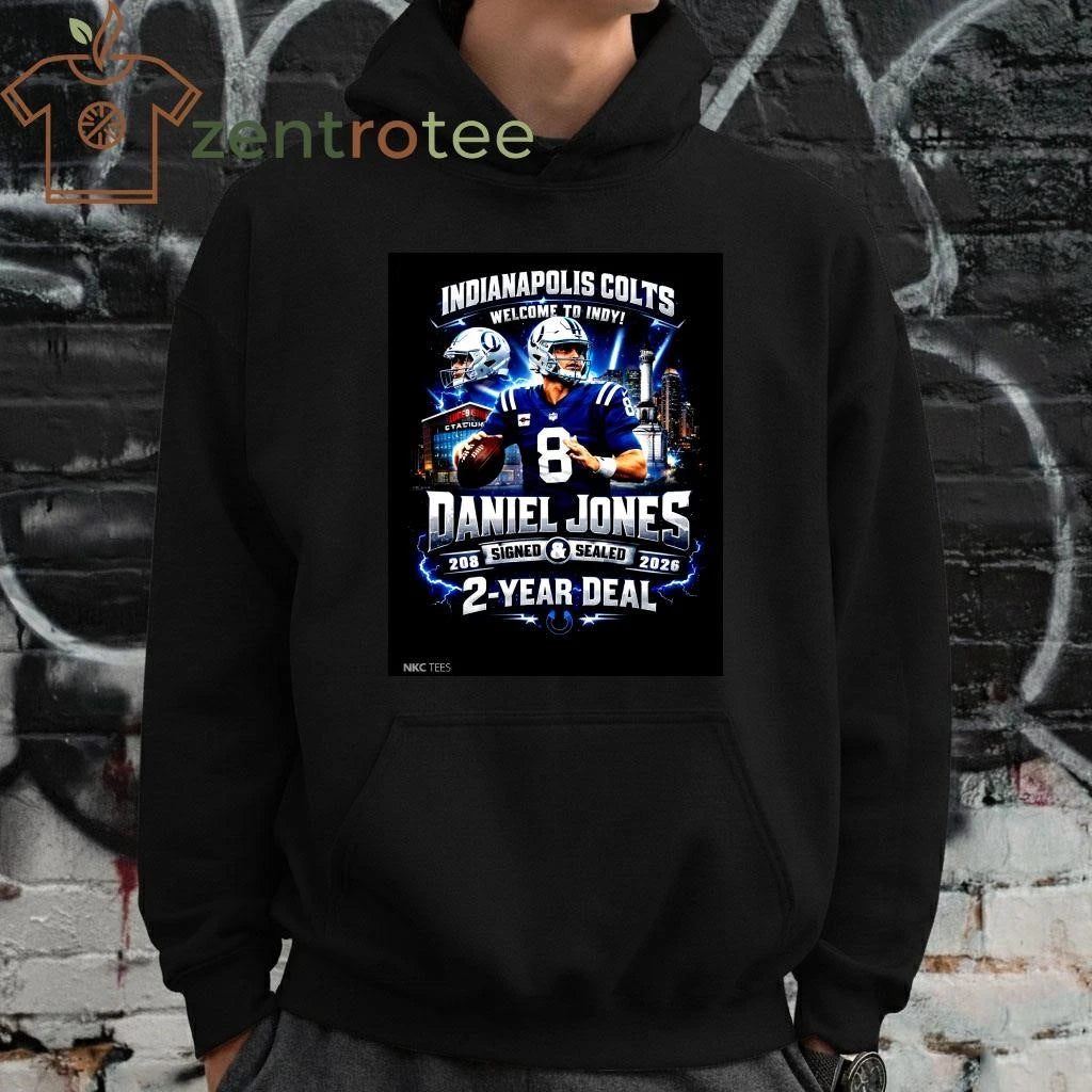 Daniel Jones Indianapolis Colts 2-Year Deal 2026 Graphic T-Shirt
