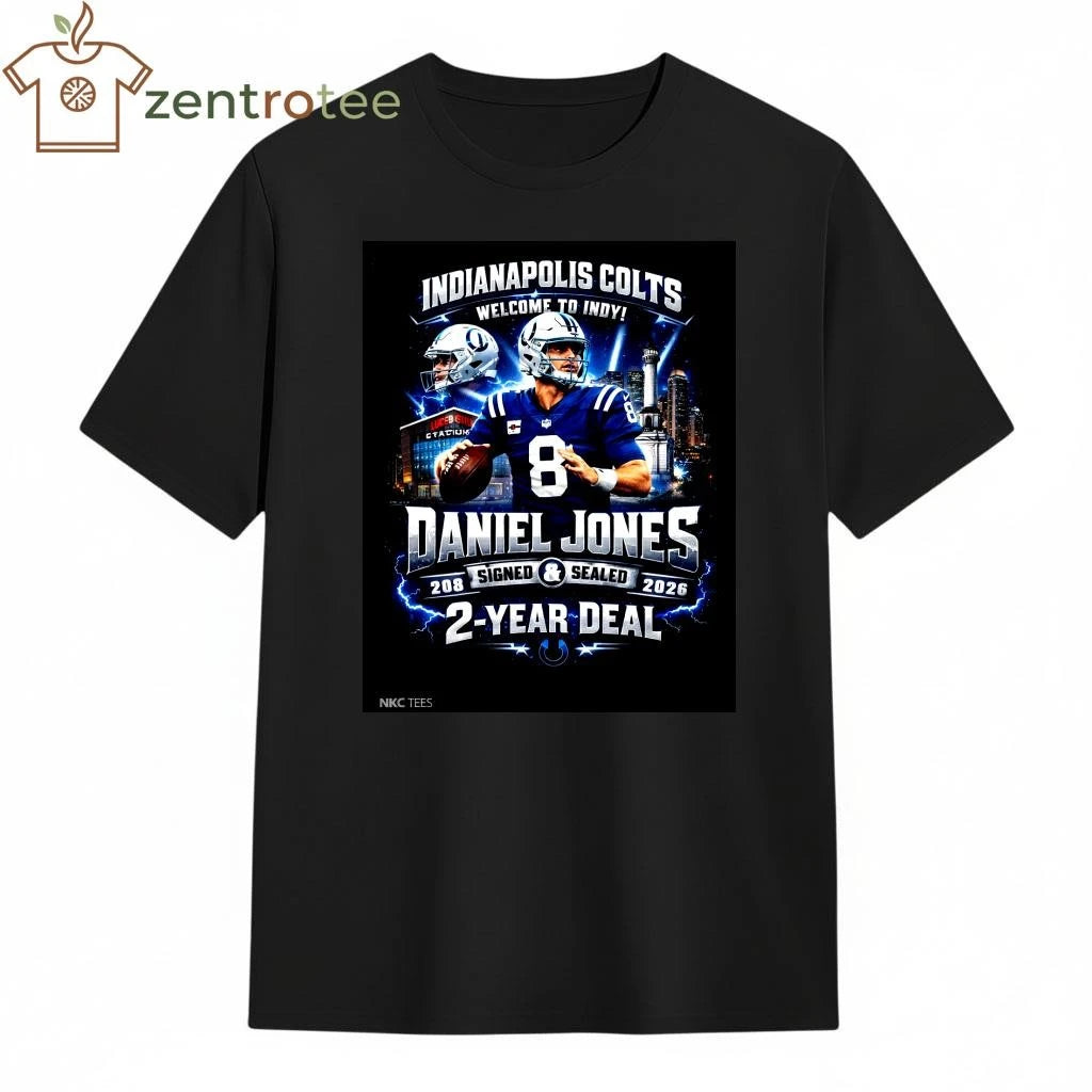 Daniel Jones Indianapolis Colts 2-Year Deal 2026 Graphic T-Shirt