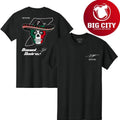 Daniel Suarez Classic Ink Black Spire Motorsports Tri-Blend Two Sided Shirt