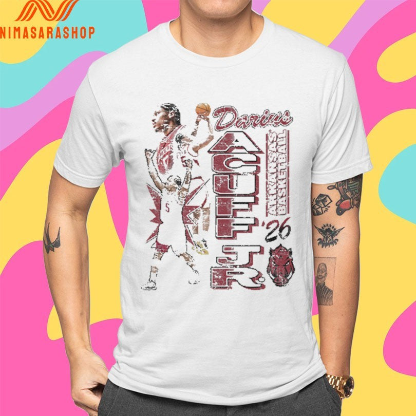 Darius Acuff Jr Arkansas Razorbacks Men’s Basketball 2026 Shirts