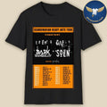 Dark Tranquillity &amp; Soen North America The Scandinavian Heavy Arts Tour 2026 Poster Shirt