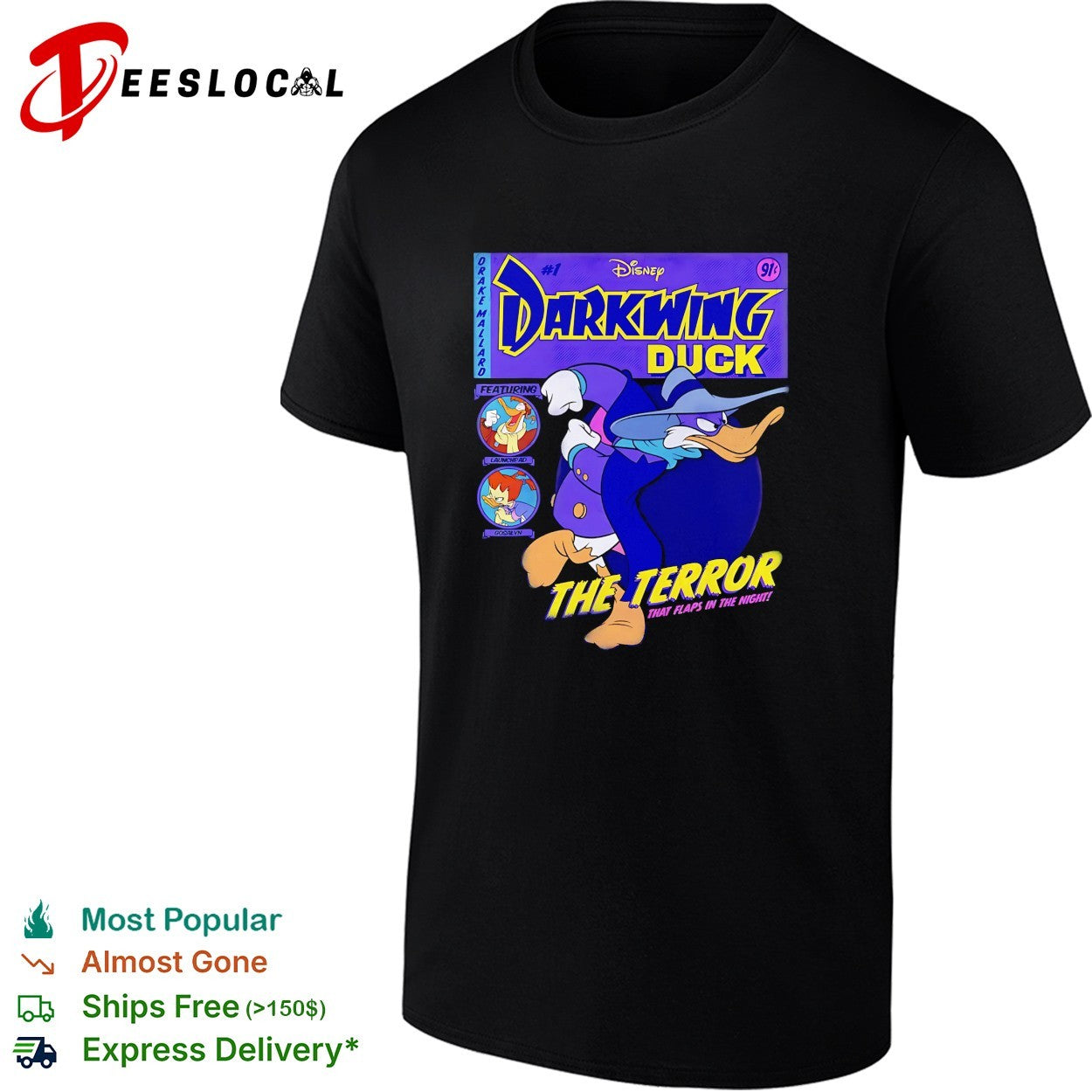 Darkwing Duck the terror that flaps in the night shirt