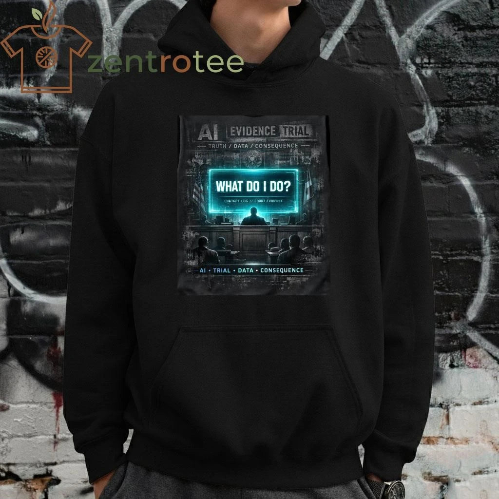 Darron Lee What Do I Do AI Chat GPT Courtroom Evidence Graphic T-Shirt