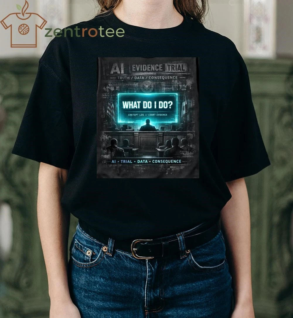 Darron Lee What Do I Do AI Chat GPT Courtroom Evidence Graphic T-Shirt