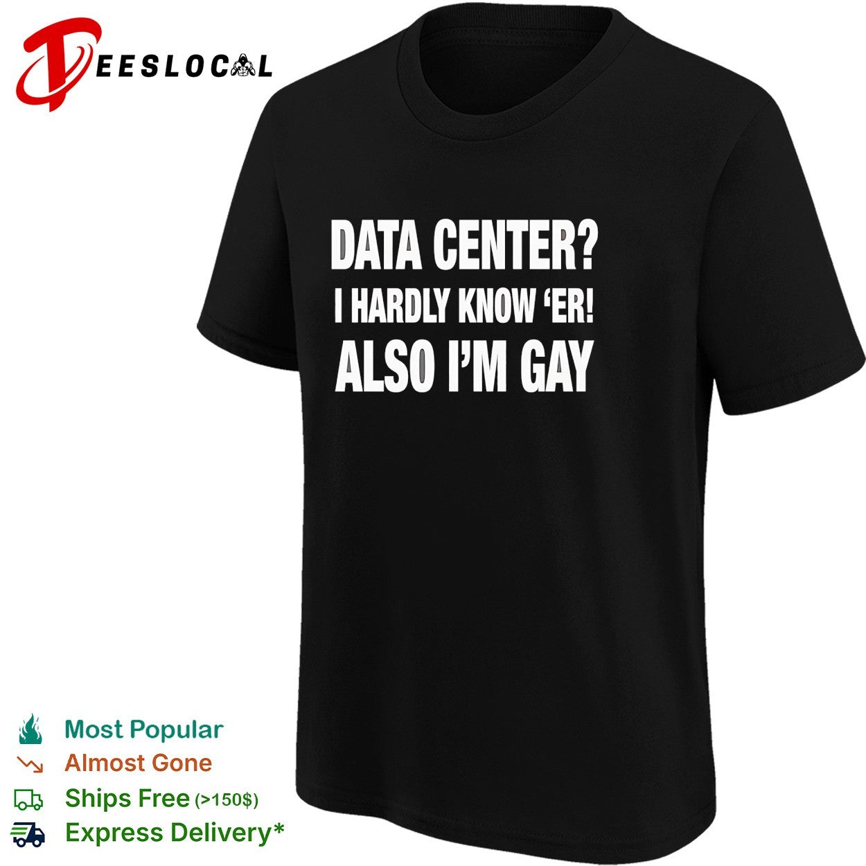 Data center I hardly know ‘er also I’m gay shirt
