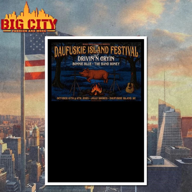 Daufuskie Island Festival Daufuskie Island SC October 10-11 2025 Poster shirt