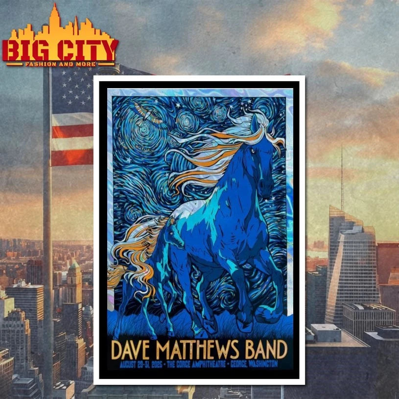 Dave Matthews Band Aug 29-31 2025 Poster Gorge Weekend Shirt