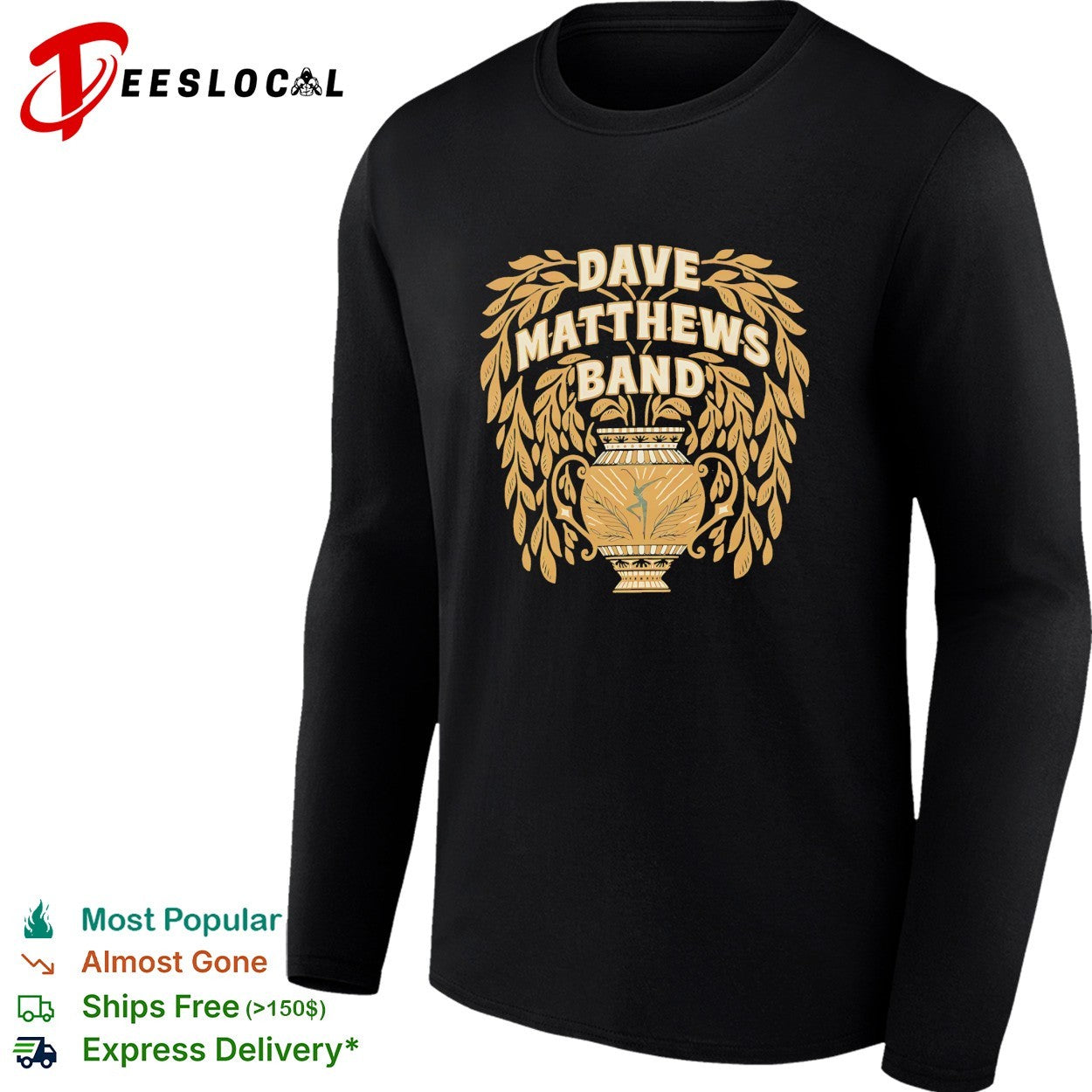 Dave Matthews Band laurel urn shirt