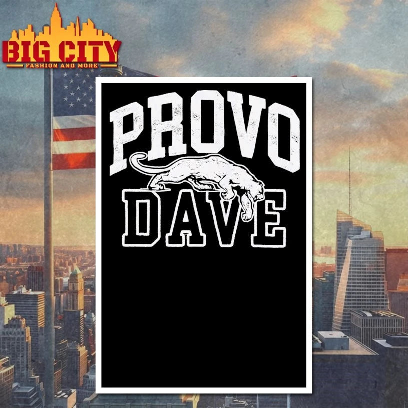 Dave Portnoy Wearing Provo Dave shirt