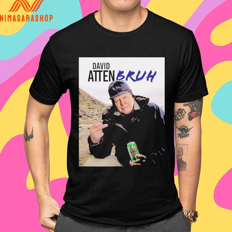 David Atten Bruh Fuck Hand Shirts