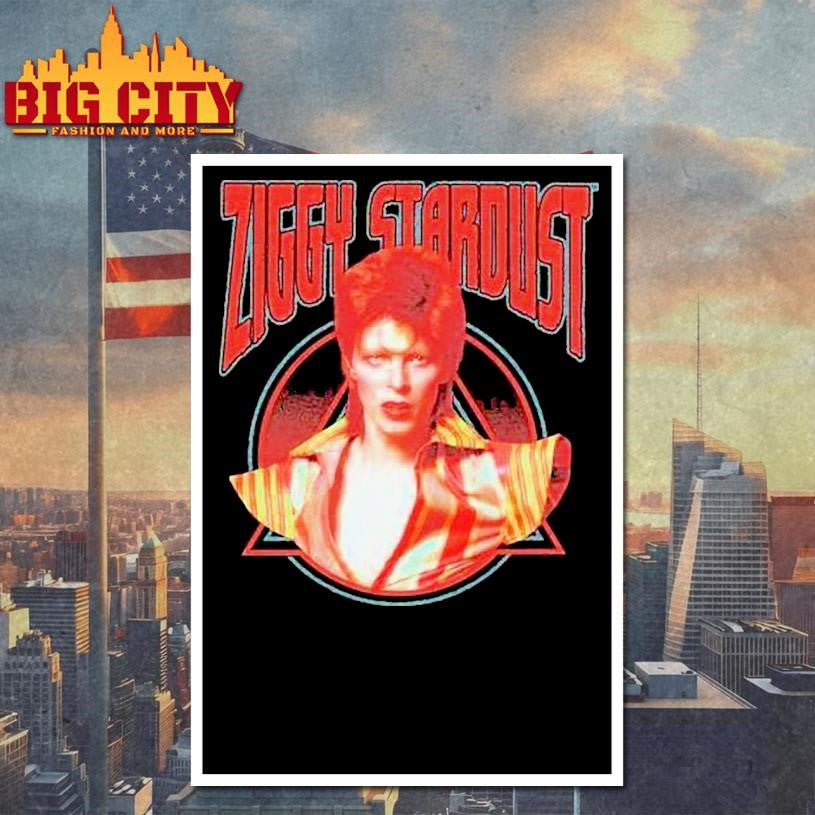 David Bowie Ziggy Stardust Photo Shirt