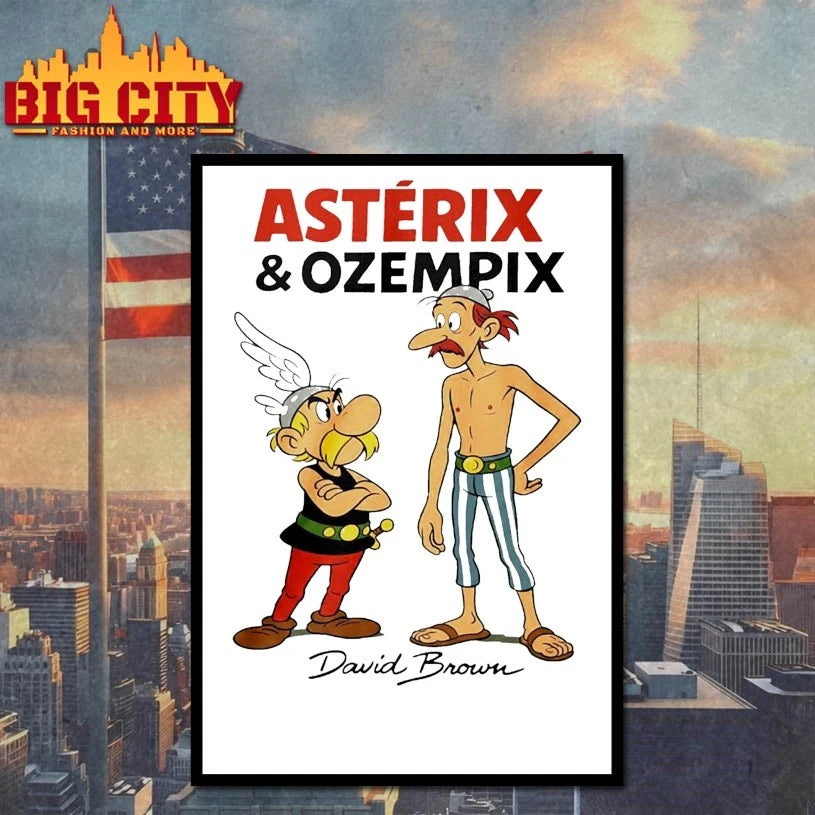 David Brown Asterix And Ozempic shirt