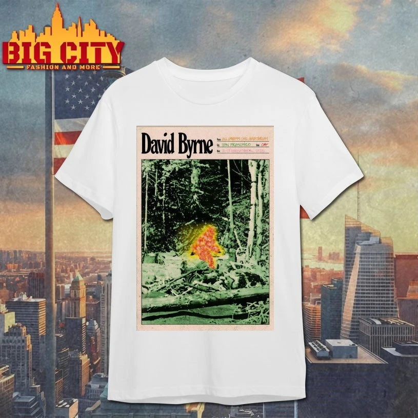 David Byrne November 16-18 2025 San Francisco CA Poster shirt