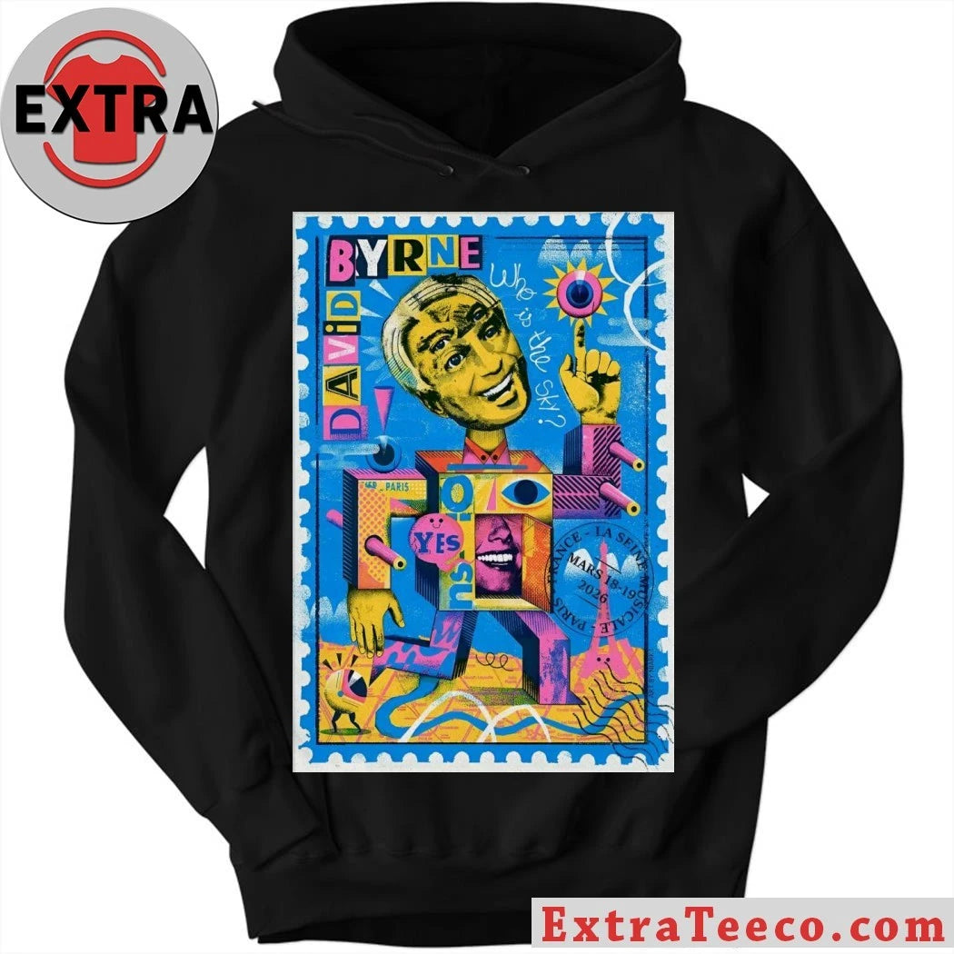 David Byrne Paris France March 18-19 2026 La Grande Seine Tour Poster Shirt