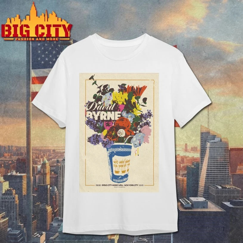 David Byrne Sep 30 2025 Radio City Music Hall New York Poster shirts