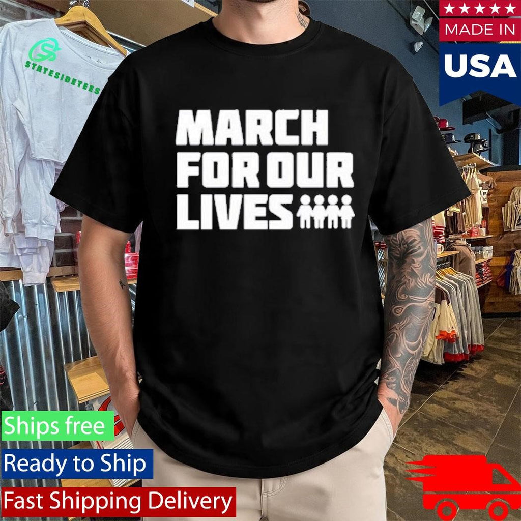 David Hogg Wearing March For Our Lives Shirt