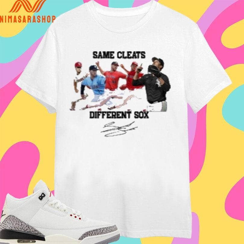 David Sandlin New Sox Same Cleats Different Sox Signature Shirts