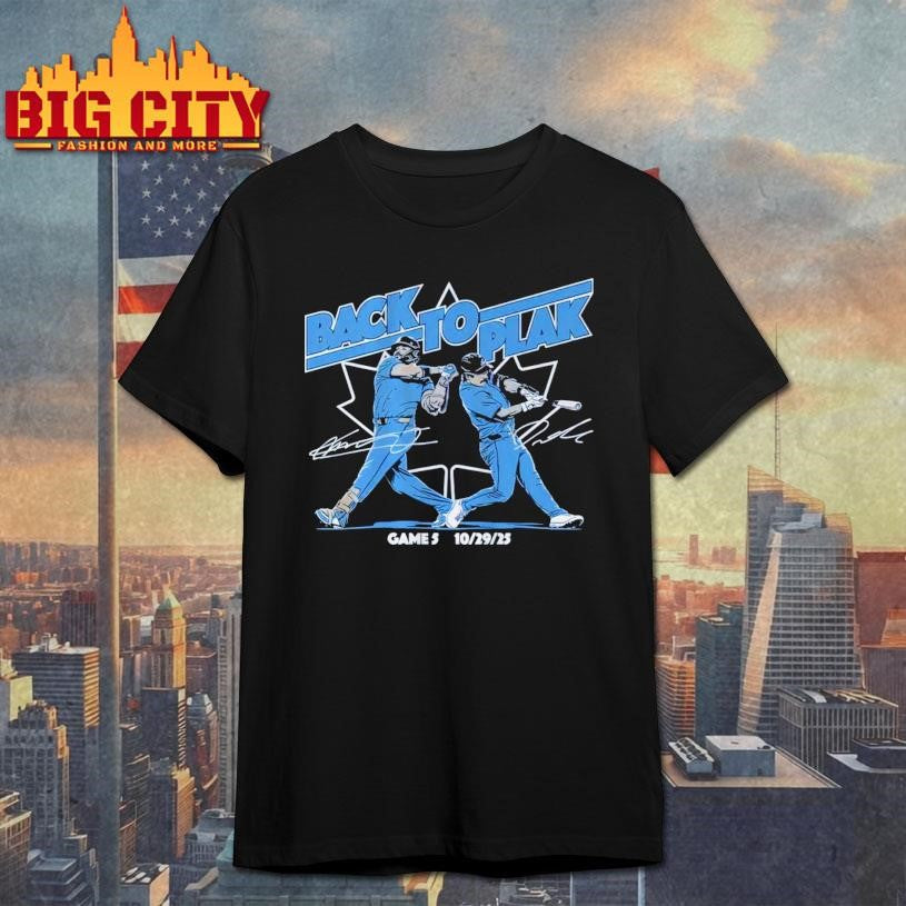 Davis Schneider And Vladimir Guerrero Jr Back To Plak Shirt