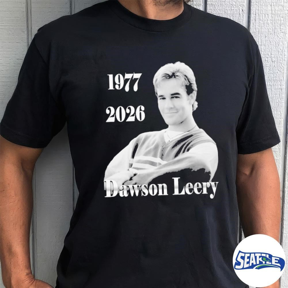 Dawson Leery 1977-2026 James Van Der Beek Deceased shirt