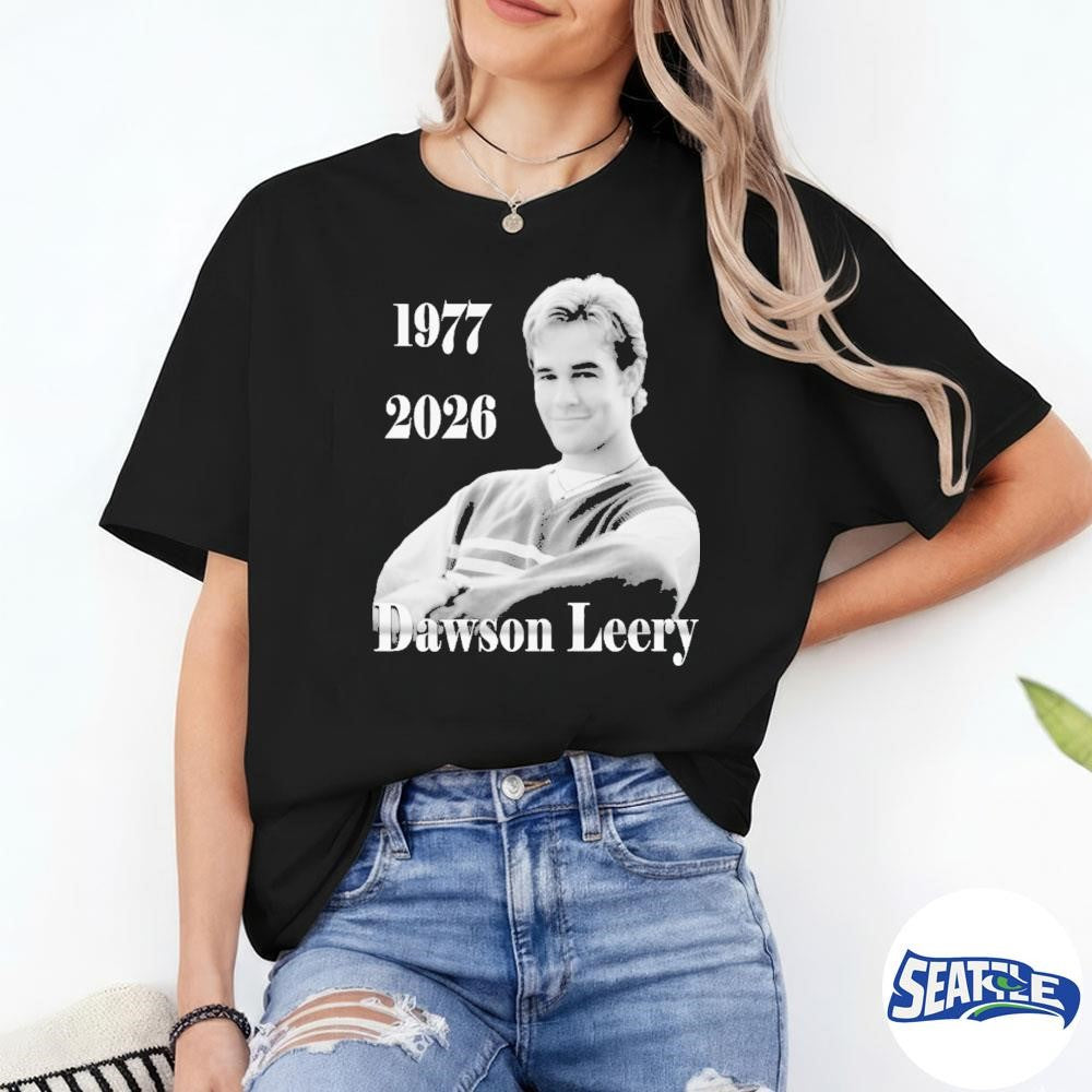 Dawson Leery 1977-2026 James Van Der Beek Deceased shirt